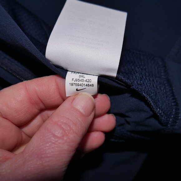 Nike Coaches L/S Jacket With Hoodie Navy Blue Men's Size 3XL Water Repellent NWT - Picture 11 of 12